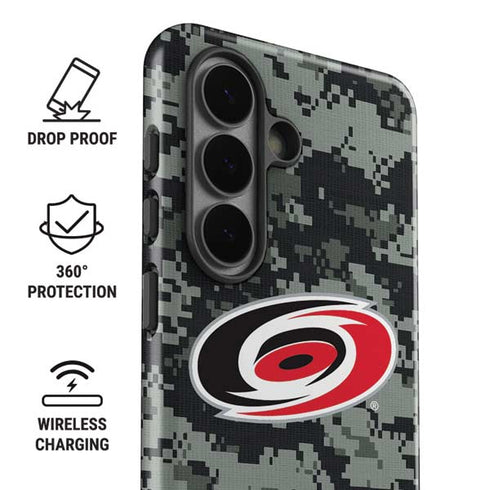 NHL Carolina Hurricanes Camo Galaxy S26 Plus Impact Case