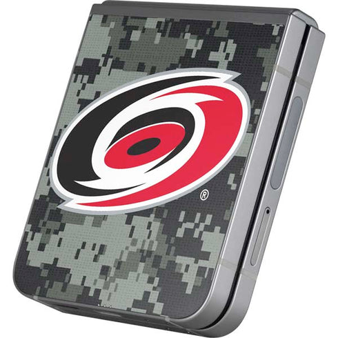 NHL Carolina Hurricanes Camo Galaxy Z Flip6 Skin