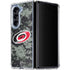 NHL Carolina Hurricanes Camo Galaxy Z Fold5 5G Clear Case