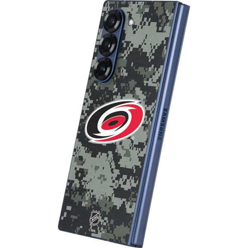 NHL Carolina Hurricanes Camo Galaxy Z Fold6 Skin