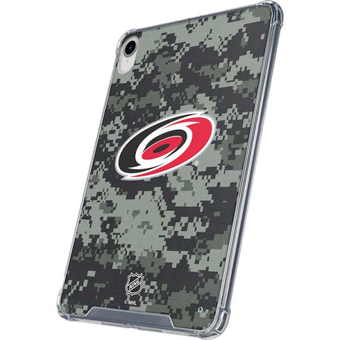 NHL Carolina Hurricanes Camo iPad 11th Gen (2025) Clear Case