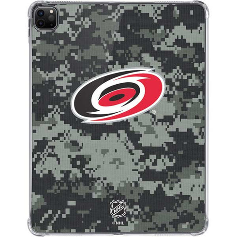 NHL Carolina Hurricanes Camo iPad Pro 11in (2024) Clear Case