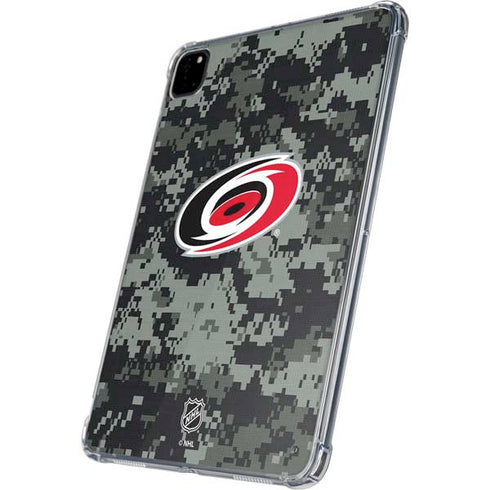 NHL Carolina Hurricanes Camo iPad Pro 11in (2024) Clear Case