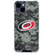 NHL Carolina Hurricanes Camo iPhone 15 Clear Case