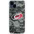 NHL Carolina Hurricanes Camo iPhone 15 Clear Case