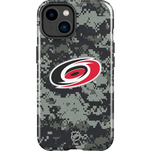NHL Carolina Hurricanes Camo iPhone 15 Impact Case