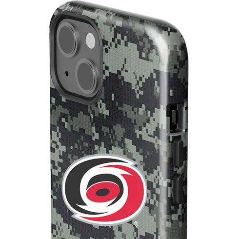 NHL Carolina Hurricanes Camo iPhone 15 Impact Case