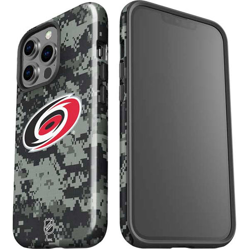 NHL Carolina Hurricanes Camo iPhone 15 Pro Impact Case