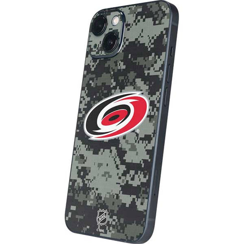 NHL Carolina Hurricanes Camo iPhone 15 Skin