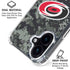 NHL Carolina Hurricanes Camo iPhone 16 Clear Case