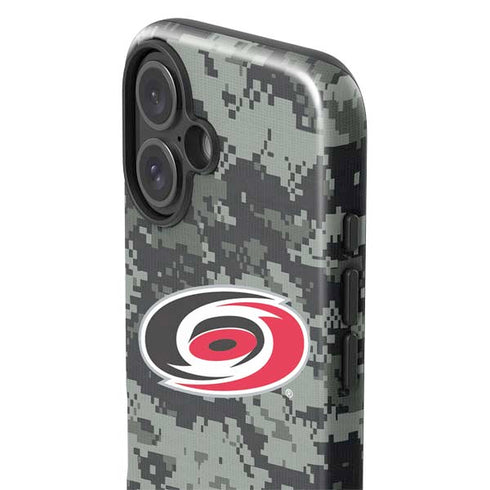 NHL Carolina Hurricanes Camo iPhone 16 Impact Case