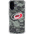 NHL Carolina Hurricanes Camo iPhone 16 Plus Clear Case