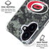 NHL Carolina Hurricanes Camo iPhone 16 Plus Clear Case
