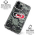 NHL Carolina Hurricanes Camo iPhone 16 Pro Clear Case