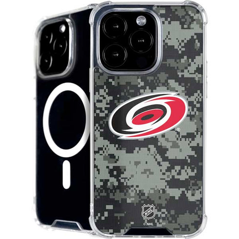 NHL Carolina Hurricanes Camo iPhone 16 Pro MagSafe Case