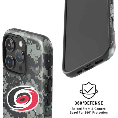 NHL Carolina Hurricanes Camo iPhone 16 Pro Magsafe Impact Case