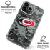 NHL Carolina Hurricanes Camo iPhone 16 Pro Max Clear Case