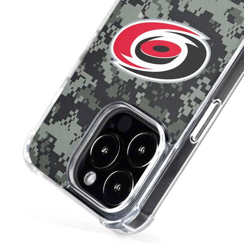 NHL Carolina Hurricanes Camo iPhone 16 Pro Max MagSafe Case