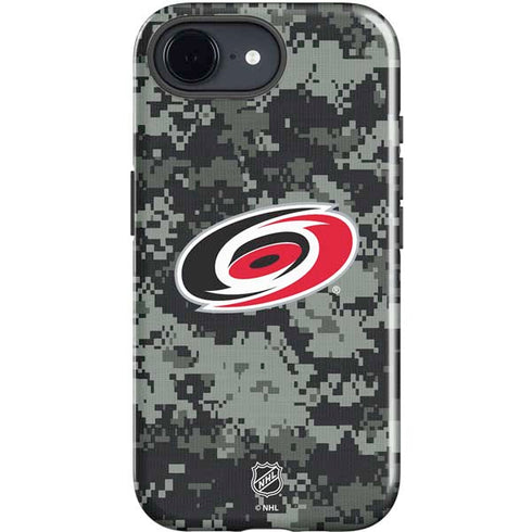 NHL Carolina Hurricanes Camo iPhone 16e Impact Case