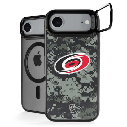 NHL Carolina Hurricanes Camo iPhone 17 Air Kickstand Case