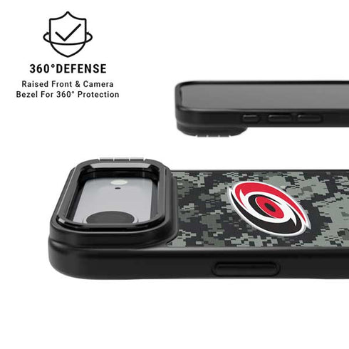 NHL Carolina Hurricanes Camo iPhone 17 Air Kickstand Case