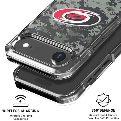 NHL Carolina Hurricanes Camo iPhone 17 Air MagSafe Case