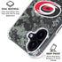 NHL Carolina Hurricanes Camo iPhone 17 Clear Case