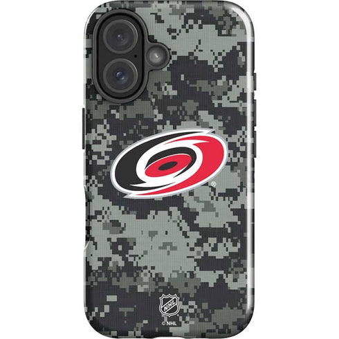 NHL Carolina Hurricanes Camo iPhone 17 Impact Case