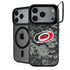 NHL Carolina Hurricanes Camo iPhone 17 Pro Kickstand Case