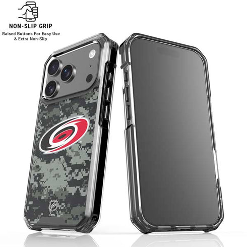 NHL Carolina Hurricanes Camo iPhone 17 Pro MagSafe Case