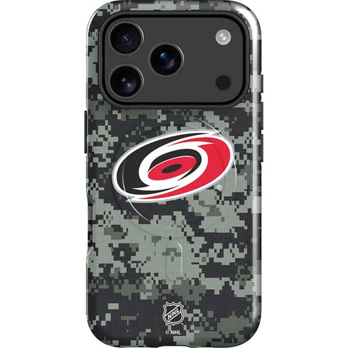 NHL Carolina Hurricanes Camo iPhone 17 Pro Magsafe Impact Case