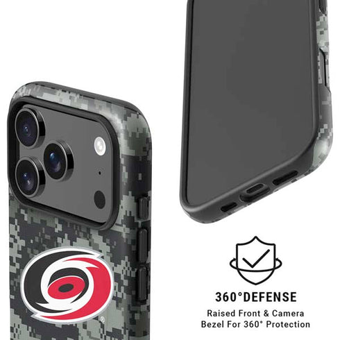 NHL Carolina Hurricanes Camo iPhone 17 Pro Magsafe Impact Case