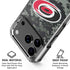 NHL Carolina Hurricanes Camo iPhone 17 Pro Max Clear Case