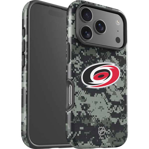NHL Carolina Hurricanes Camo iPhone 17 Pro Max Impact Case