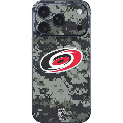 NHL Carolina Hurricanes Camo iPhone 17 Pro Max Skin