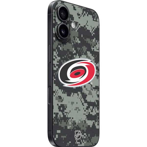 NHL Carolina Hurricanes Camo iPhone 17 Skin