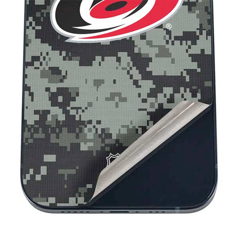 NHL Carolina Hurricanes Camo iPhone 17 Skin