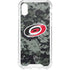 NHL Carolina Hurricanes Camo iPhone XS Clear Case