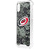 NHL Carolina Hurricanes Camo iPhone XS Clear Case