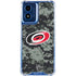 NHL Carolina Hurricanes Camo Moto G 5G (2024) Clear Case