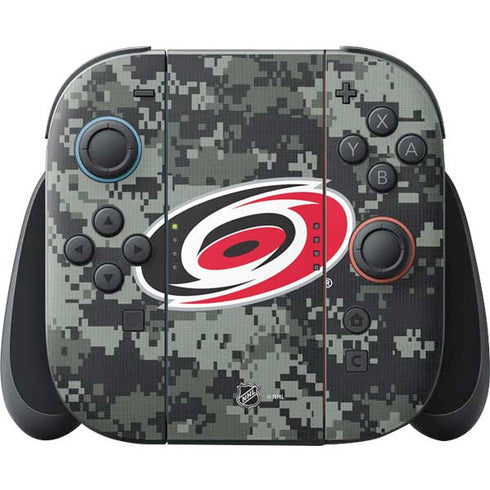 NHL Carolina Hurricanes Camo Nintendo Switch 2 (2025) Joy-Con Controller Skin