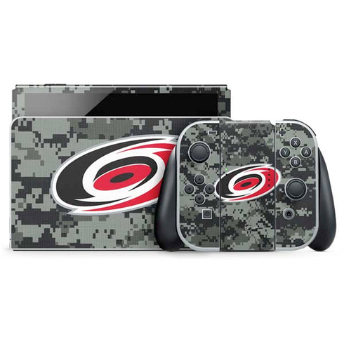 NHL Carolina Hurricanes Camo Nintendo Skins