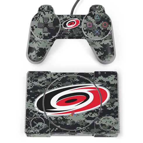 NHL Carolina Hurricanes Camo PlayStation Classic Bundle Skin
