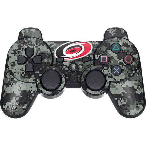NHL Carolina Hurricanes Camo PS3 Dual Shock wireless controller Skin