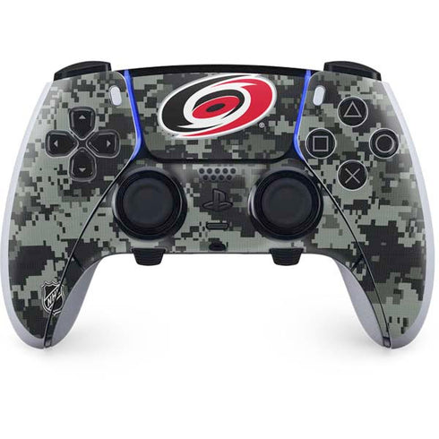 NHL Carolina Hurricanes Camo PS5 DualSense Edge Pro Controller Skin