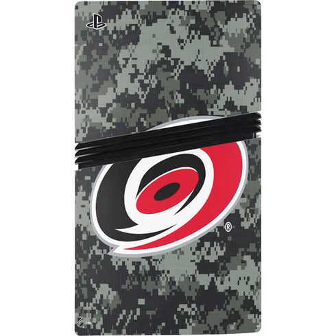 NHL Carolina Hurricanes Camo PS5 Pro Bundle Skin