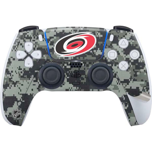 NHL Carolina Hurricanes Camo PS5 Pro Disk Bundle Skin