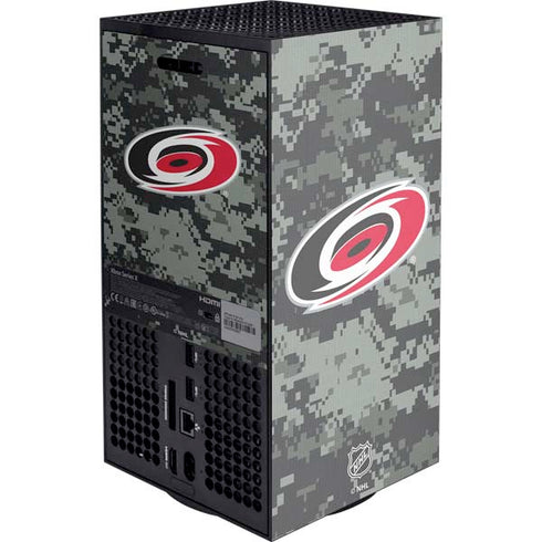NHL Carolina Hurricanes Camo XBox Series X Digital Edition Console Skin
