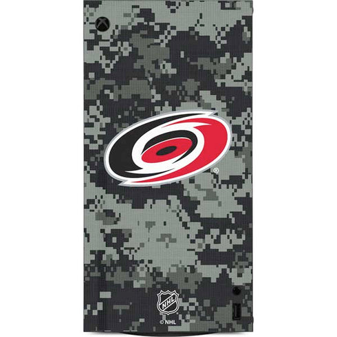 NHL Carolina Hurricanes Camo XBox Series X Digital Edition Console Skin