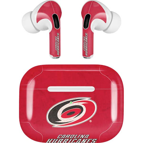 NHL Carolina Hurricanes Distressed AirPods Skins